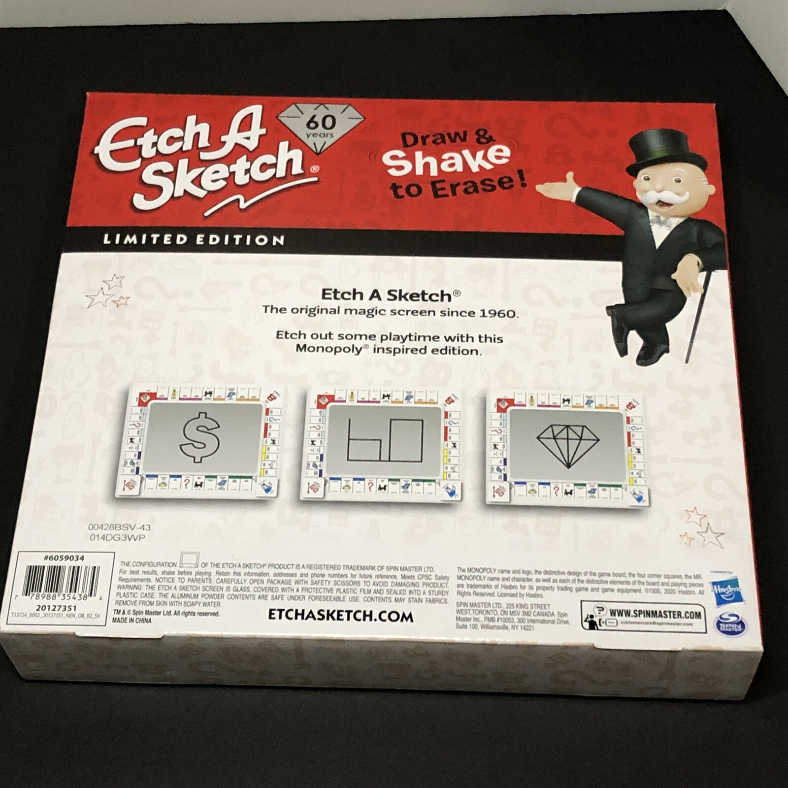 Monopoly etch a sketch