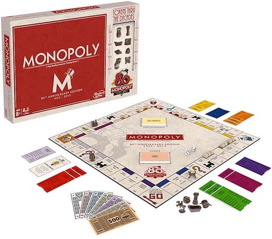 Hasbro Monopoly 80 Jaar Jubileum