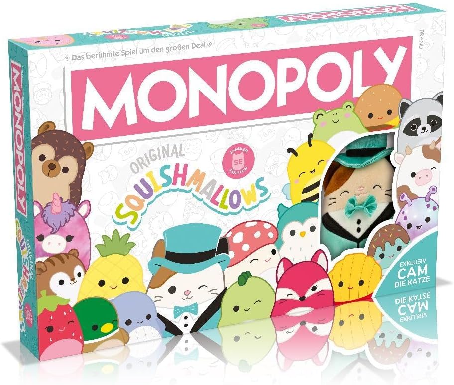Winning Moves Squishmallows Monopoly Board Game