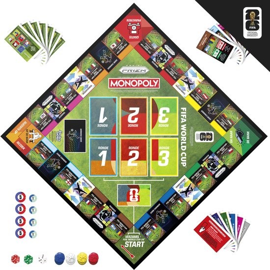 Monopoly Panini Prizm Fifa World Cup - Bordspel