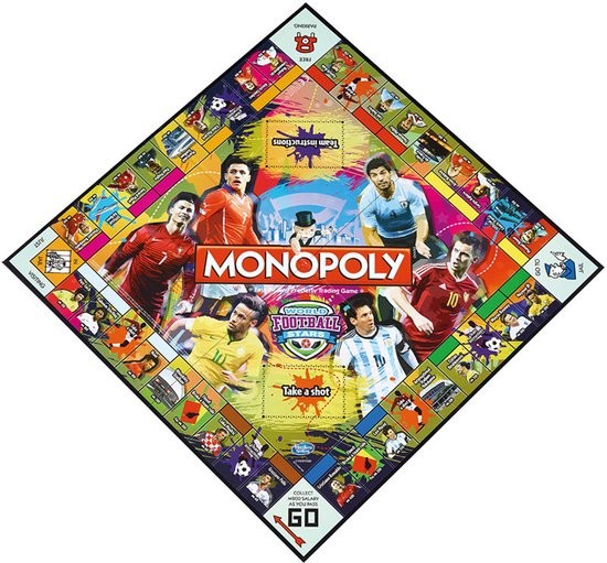 Monopoly top trumps world football stars