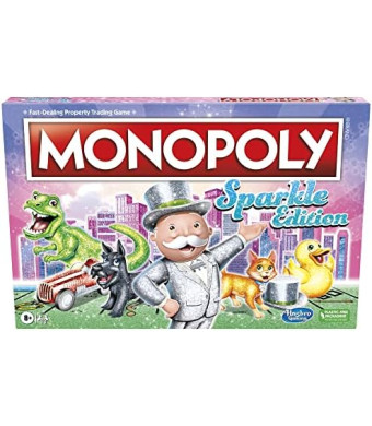 Monopoly Hasbro Sparkle Edition Board Games Plastic