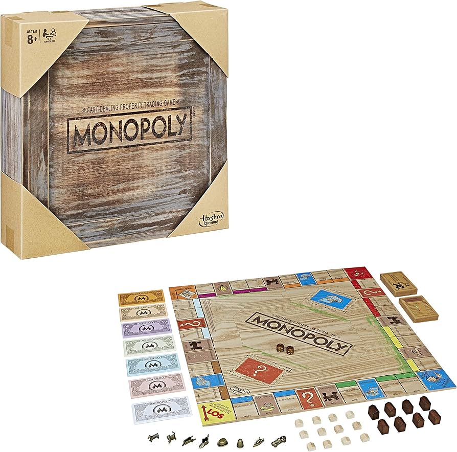 Monopoly Wood Edition (2021) Hout editie