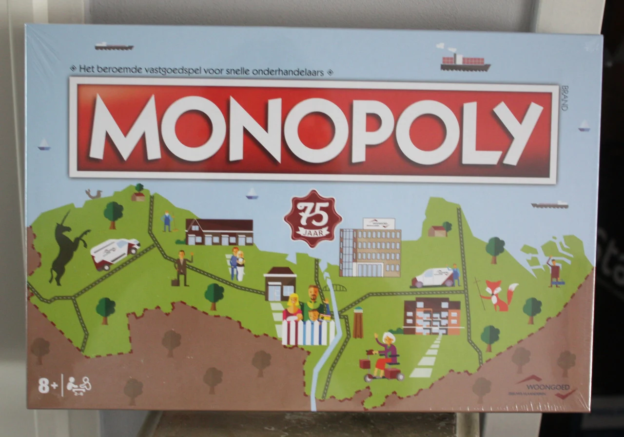 Monopoly Woongoed 75 jaar