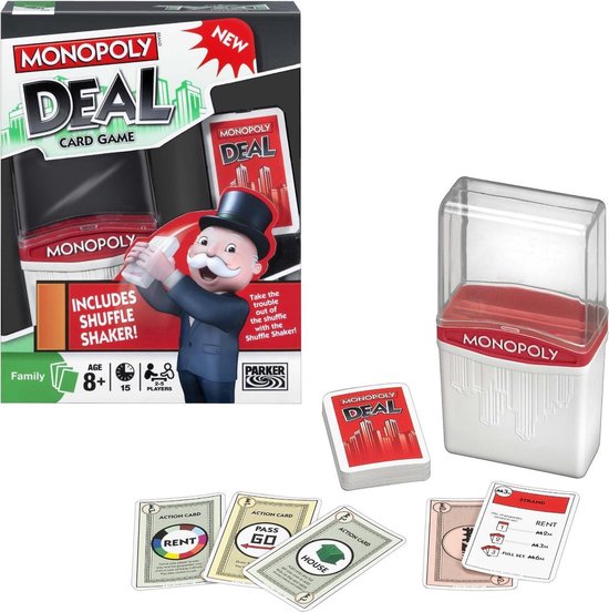 Monopoly Deal Kaartspel - Shuffle Shaker