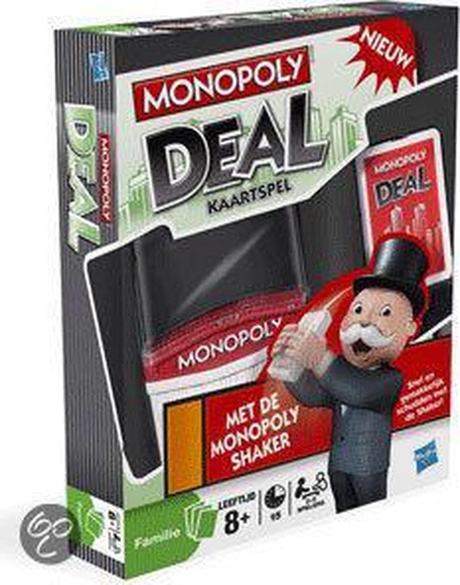 Monopoly Deal Kaartspel - Shuffle Shaker