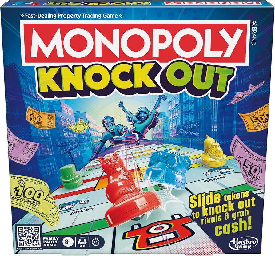 Hasbro Gaming Monopoly Knockout Board Game