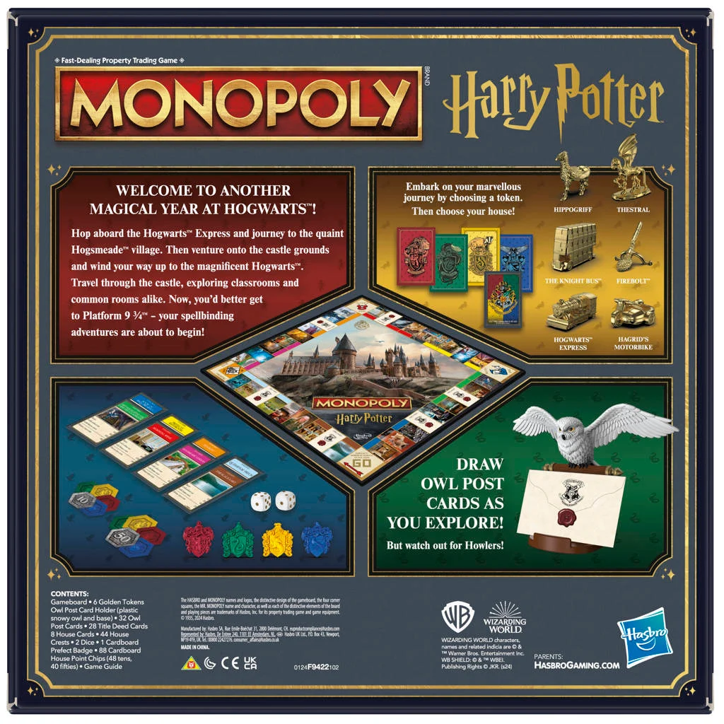 Hasbro Harry Potter – Monopoly Bordspel (Nederlands)