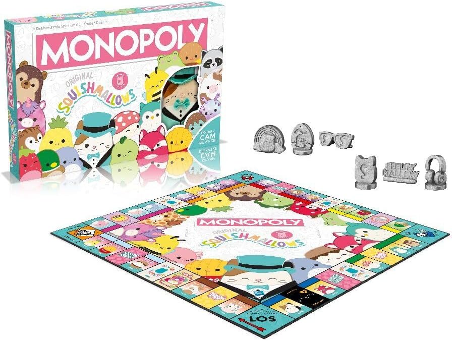 Winning Moves Squishmallows Monopoly Board Game