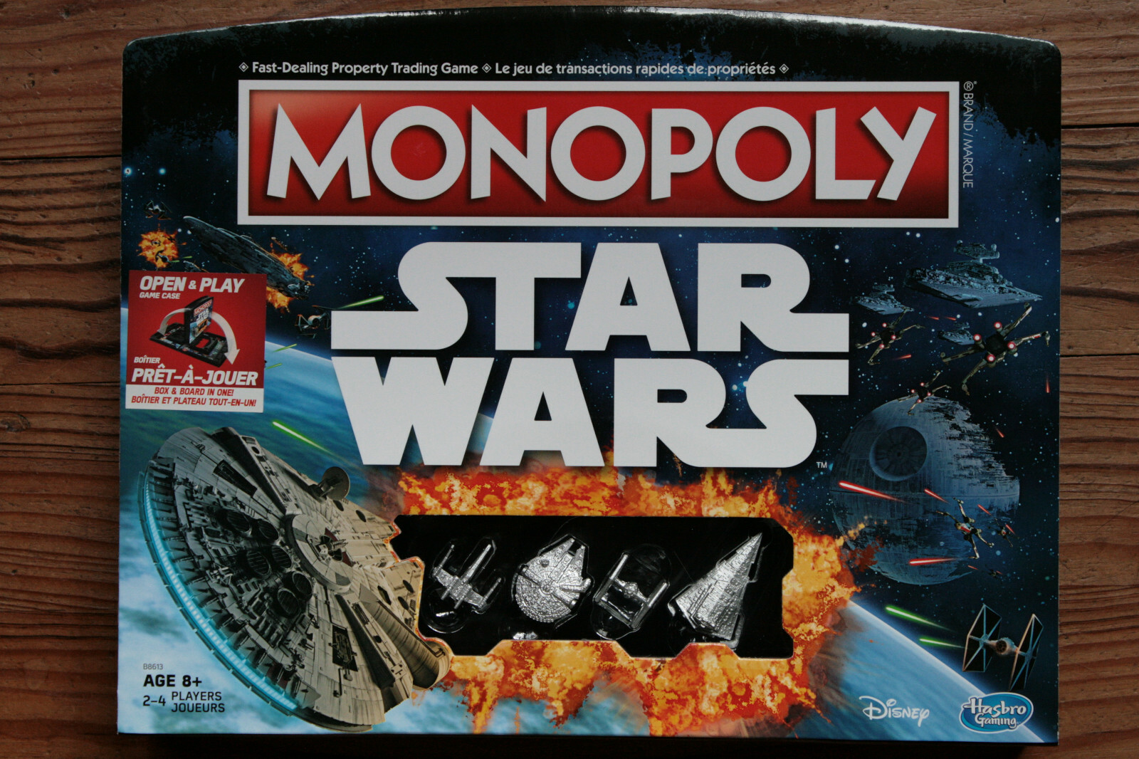 Monopoly Star Wars Edition Parker Brothers 2015 Open Box UnPunched Pieces￼