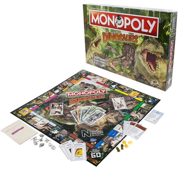 Monopoly dinosaurs NHM